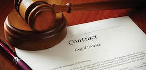 Gavel and Contract